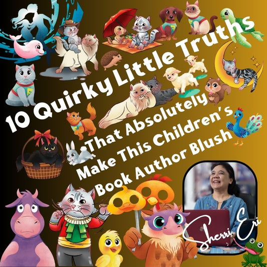 10 Quirky Little Truths & Ilustration of all Picture the book characters with Sherri Eri the writer