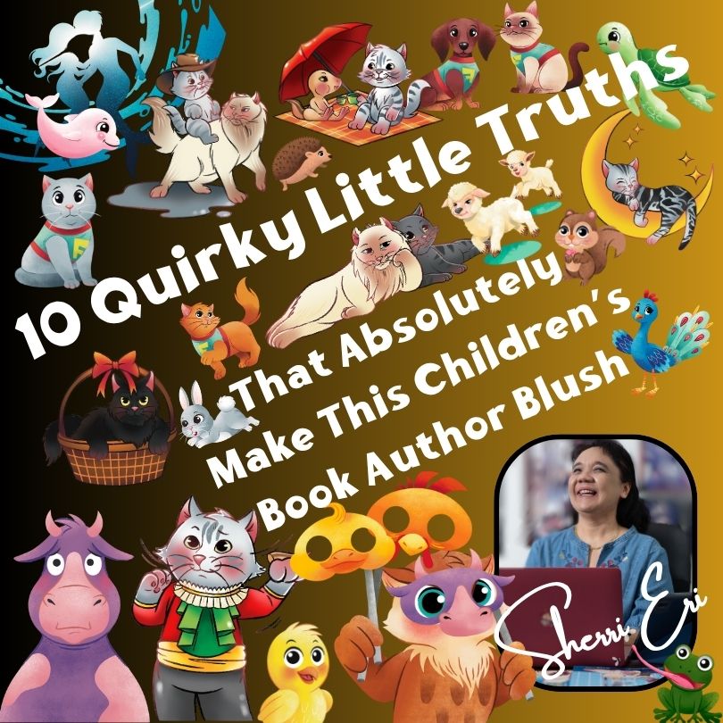 10 Quirky Little Truths & Ilustration of all Picture the book characters with Sherri Eri the writer