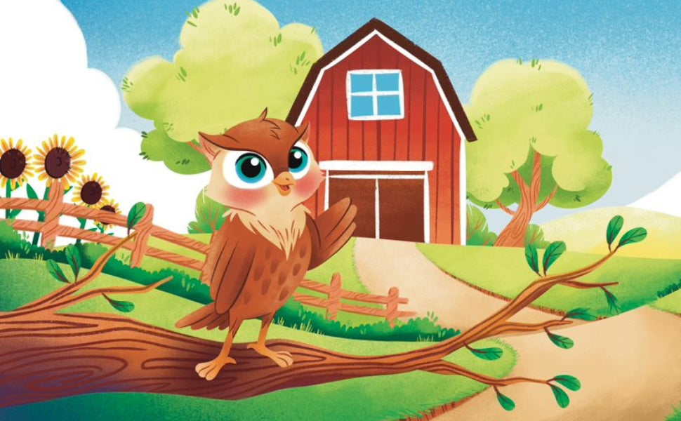 Owl saying hi at the farm yard